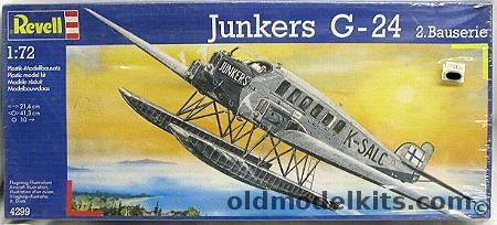Revell 1/72 Junkers G-24, 4299 plastic model kit